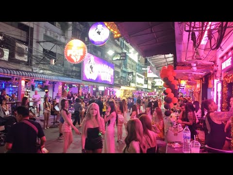 Гуляем по вечерней Паттайе. Soi 6, beach road, walking street #soi6 #pattaya #walkingstreet