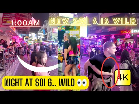 *NEW* Soi 6 Pattaya Festival Night 2025 🎆 | Full 4K Walk Through Thailand’s Wildest Street