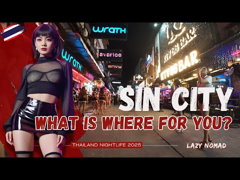 Pattaya Nightlife Map Explained: Complete Guide to After-Dark Zones | Thailand Nightlife
