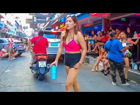 Pattaya Soi 6, Soi 6/1, Second Road, Beach Road  Scenes Full Tour!!