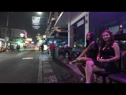 Pattaya Soi Buakhao, LK Metro, Soi Diana, Soi Chaiyapoon Nightlife, Thailand – 4K 60FPS