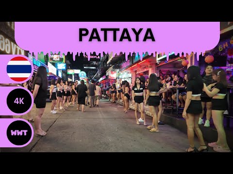 Soi 6 Night Walk – 4K Pattaya Evening Streets