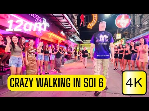 Soi 6 Pattaya 4K – Bars, Nightlife & Real Street Walkthrough