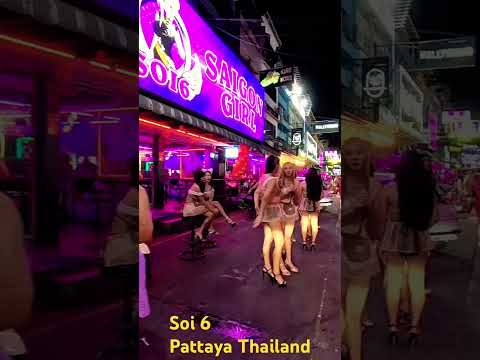 Soi 6 Pattaya Gets CRAZY After Dark 😲 #thailandnightlife