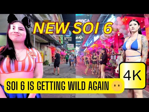 Walking Soi 6 Pattaya Thailand 2025 | Quiet Street Vibes Before Nightlife Starts